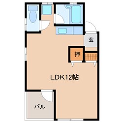 古川駅 徒歩25分 2階の物件間取画像